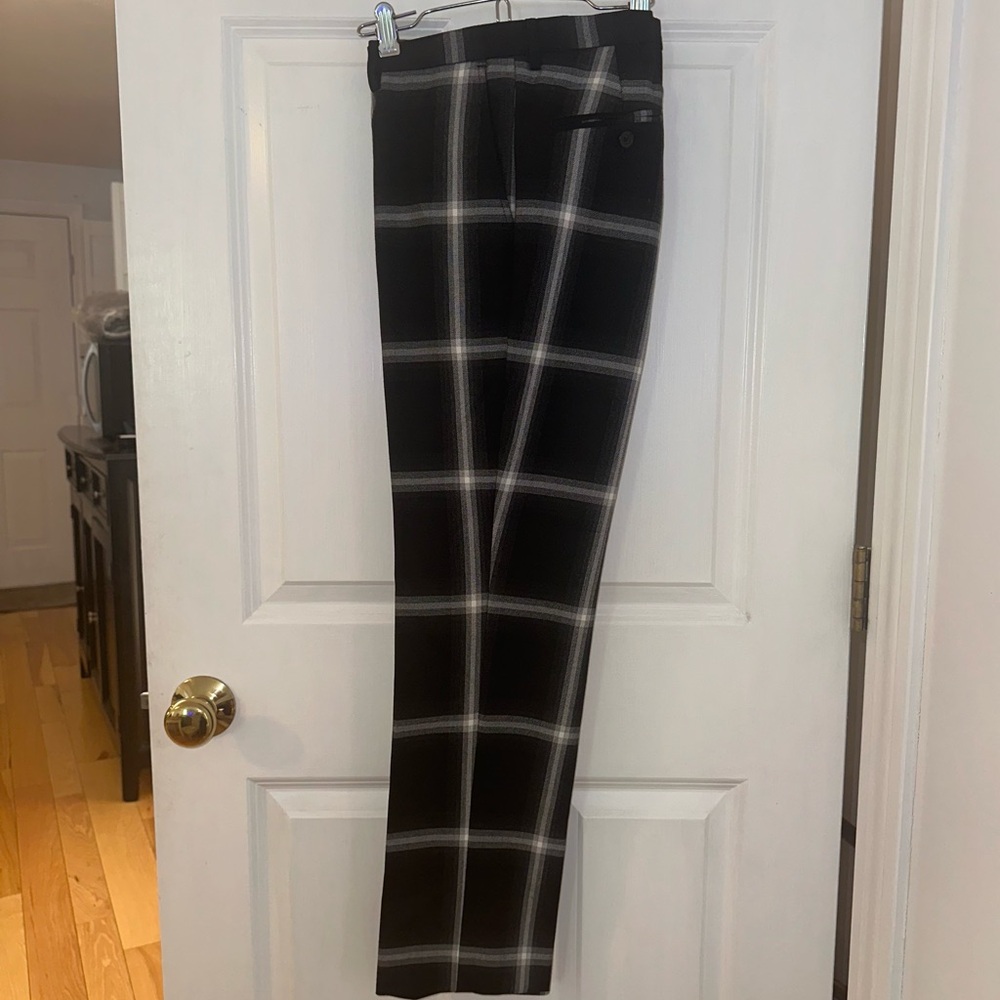 Topman Men’s Check Suit/Dress Pants: Size 32R (32x32) - Picture 4 of 13